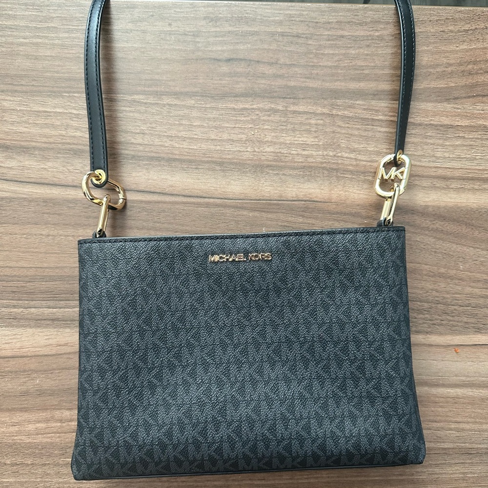 Michael Kors Dark Gray Crossbody Bag
